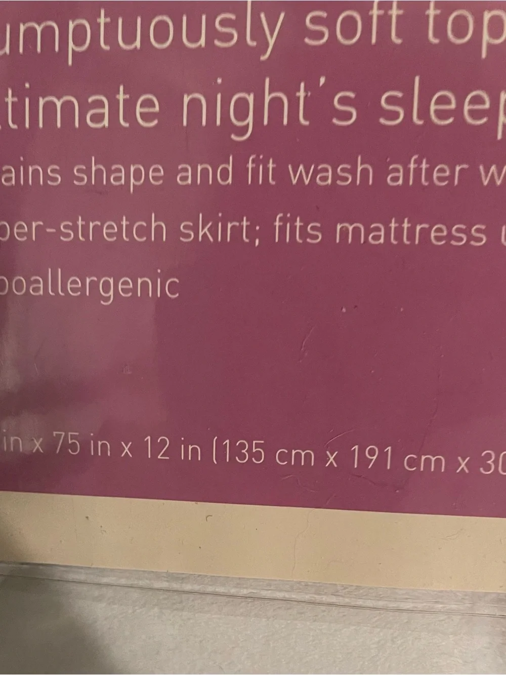 Velour Plush White Full Size Mattress Pad